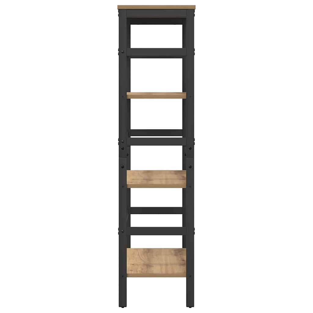 Bogreol 3 niveauer 60 x 29,5 x 115 cm Konstrueret træ