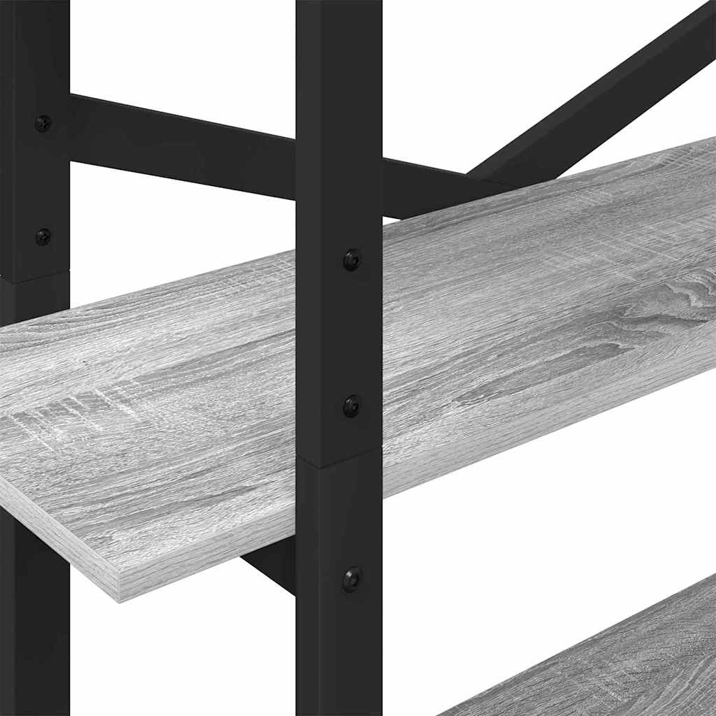 Bogreol 5 niveauer 100 x 33,5 x 178 cm Konstrueret træ