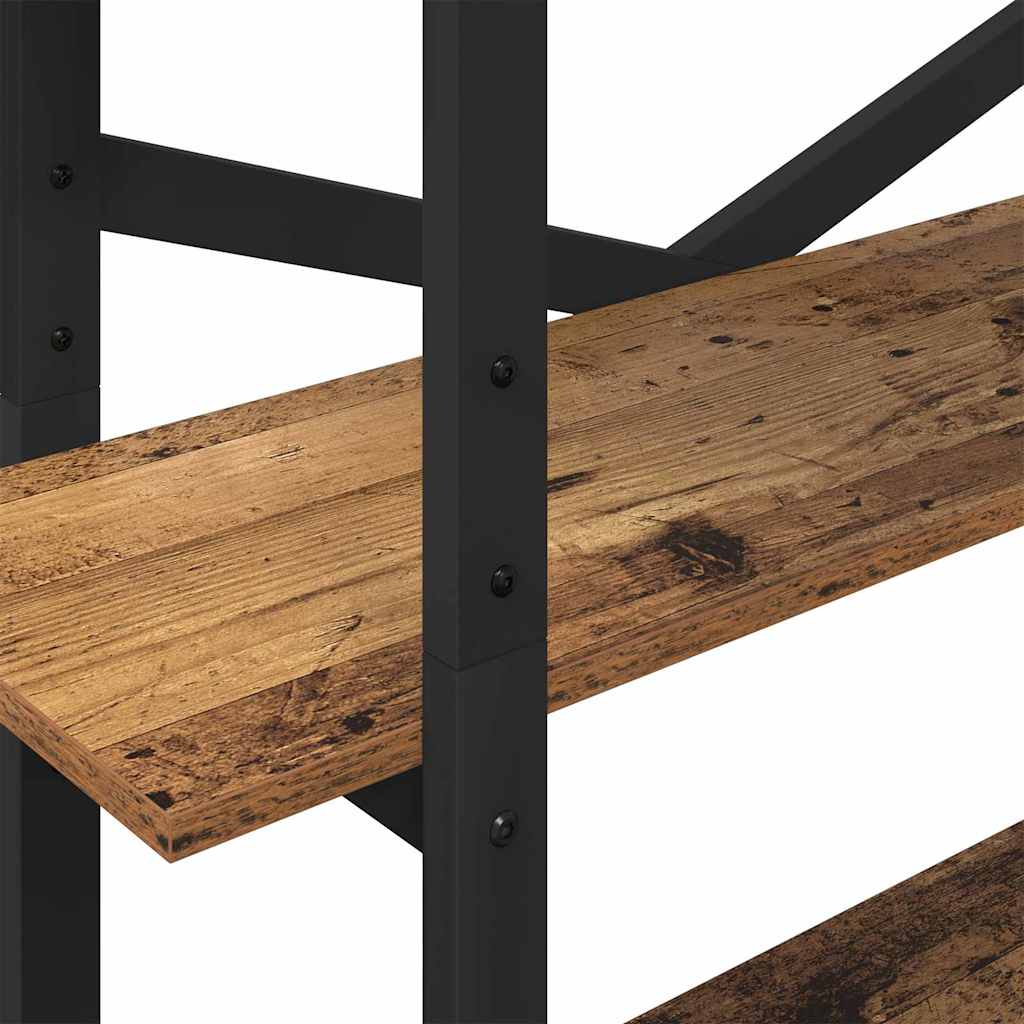 Bogreol 5 niveauer 100 x 33,5 x 178 cm Konstrueret træ