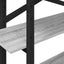 Bogreol 4 niveauer 100 x 33,5 x 140 cm Konstrueret træ