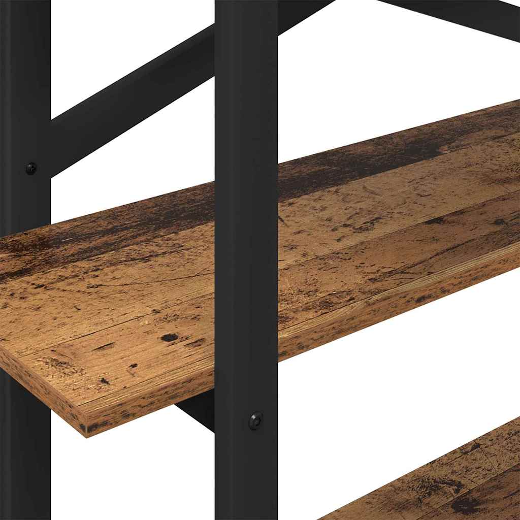Bogreol 3 niveauer 100 x 33,5 x 102 cm Konstrueret træ