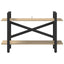 Bogreol 2 niveauer 100 x 33,5 x 64 cm Konstrueret træ Sonoma eg