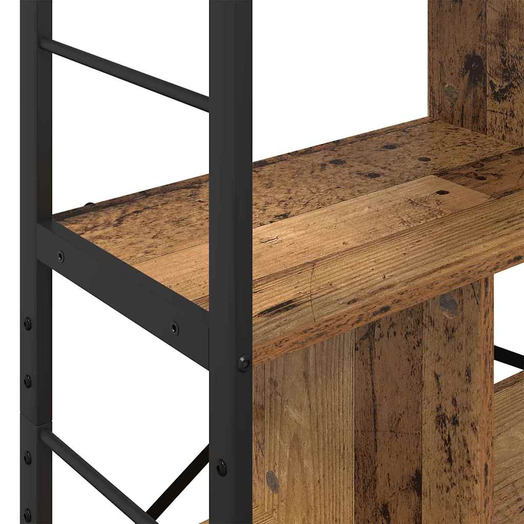Bogreol 7 niveauer 75 x 30 x 123,5 cm Konstrueret træ