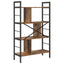 Bogreol 7 niveauer 75 x 30 x 123,5 cm Konstrueret træ