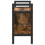 Bogreol 3 niveauer 75 x 30 x 58,5 cm Konstrueret træ Røget eg