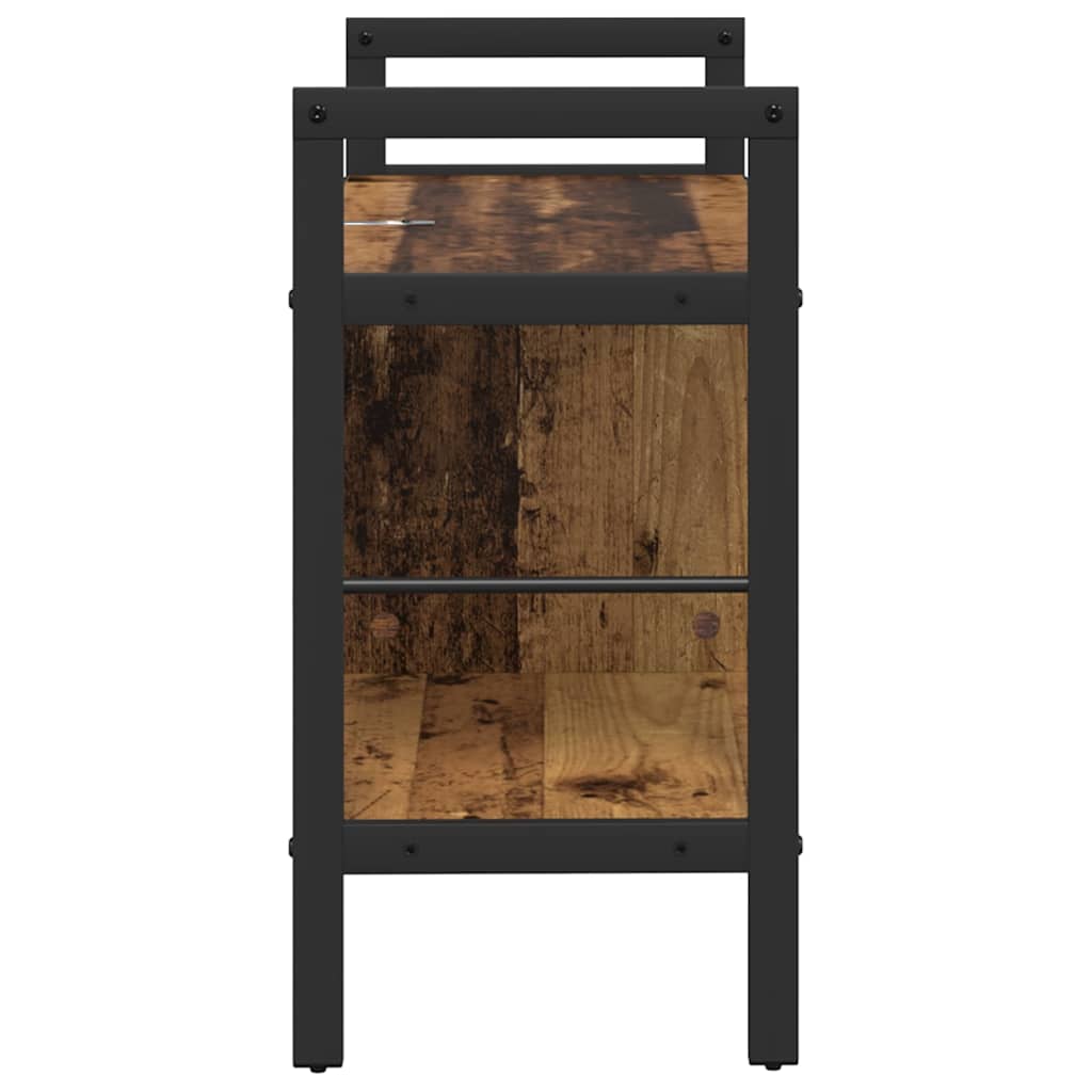 Bogreol 3 niveauer 75 x 30 x 58,5 cm Konstrueret træ