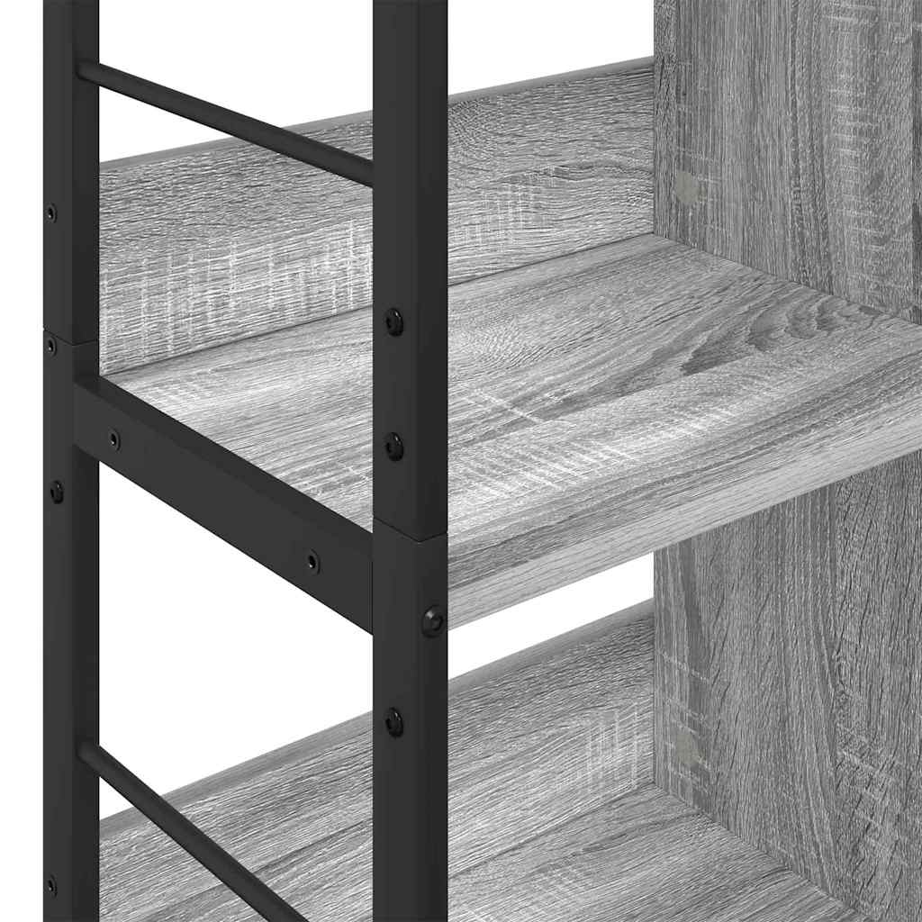 Bogreol 8 niveauer 82 x 32 x 144,5 cm Konstrueret træ