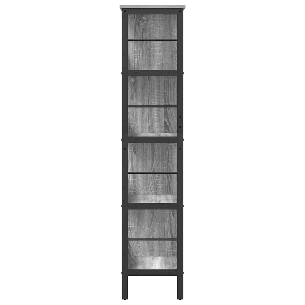 Bogreol 8 niveauer 82 x 32 x 144,5 cm Konstrueret træ