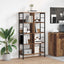 Bogreol 8 niveauer 82 x 32 x 144,5 cm Konstrueret træ