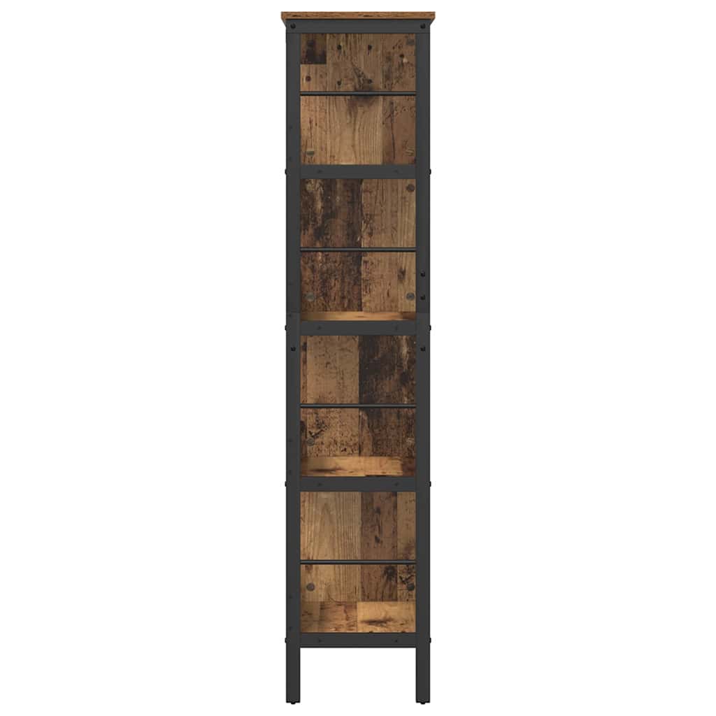 Bogreol 8 niveauer 82 x 32 x 144,5 cm Konstrueret træ