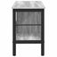 Bogreol 2 niveauer 82 x 32 x 47 cm Konstrueret træ Grå Sonoma