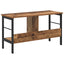 Bogreol 2 niveauer 82 x 32 x 47 cm Konstrueret træ Gammelt træ