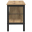 Bogreol 2 niveauer 82 x 32 x 47 cm Konstrueret træ