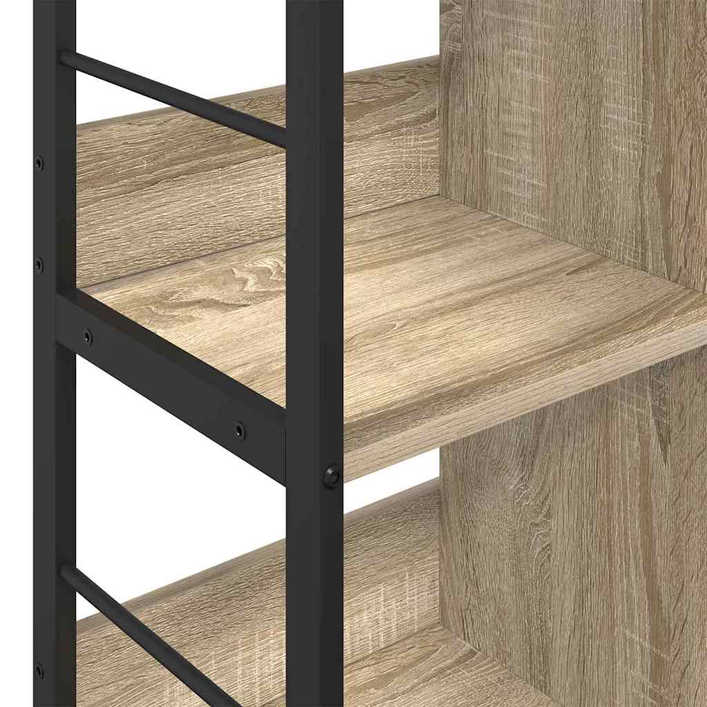 Bogreol 9 niveauer 102 x 32 x 104,5 cm Konstrueret træ