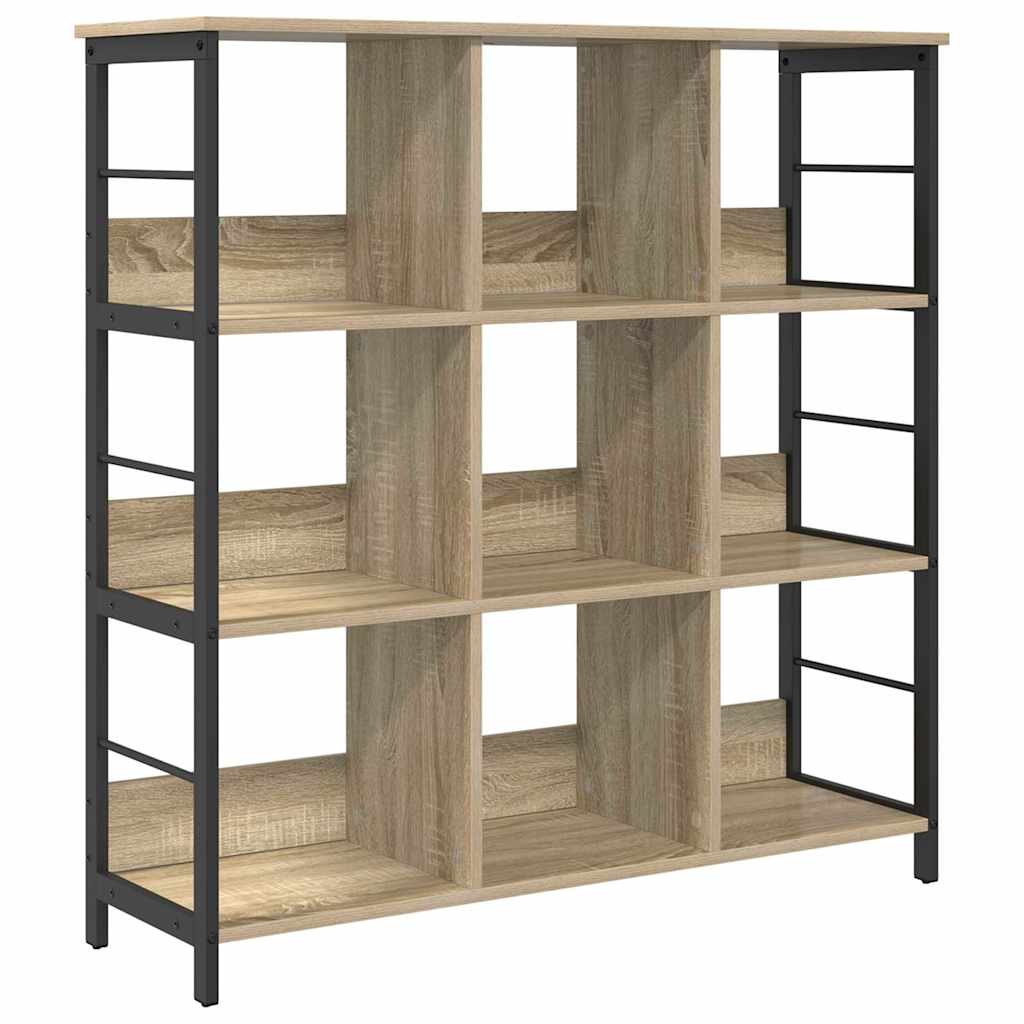 Bogreol 9 niveauer 102 x 32 x 104,5 cm Konstrueret træ