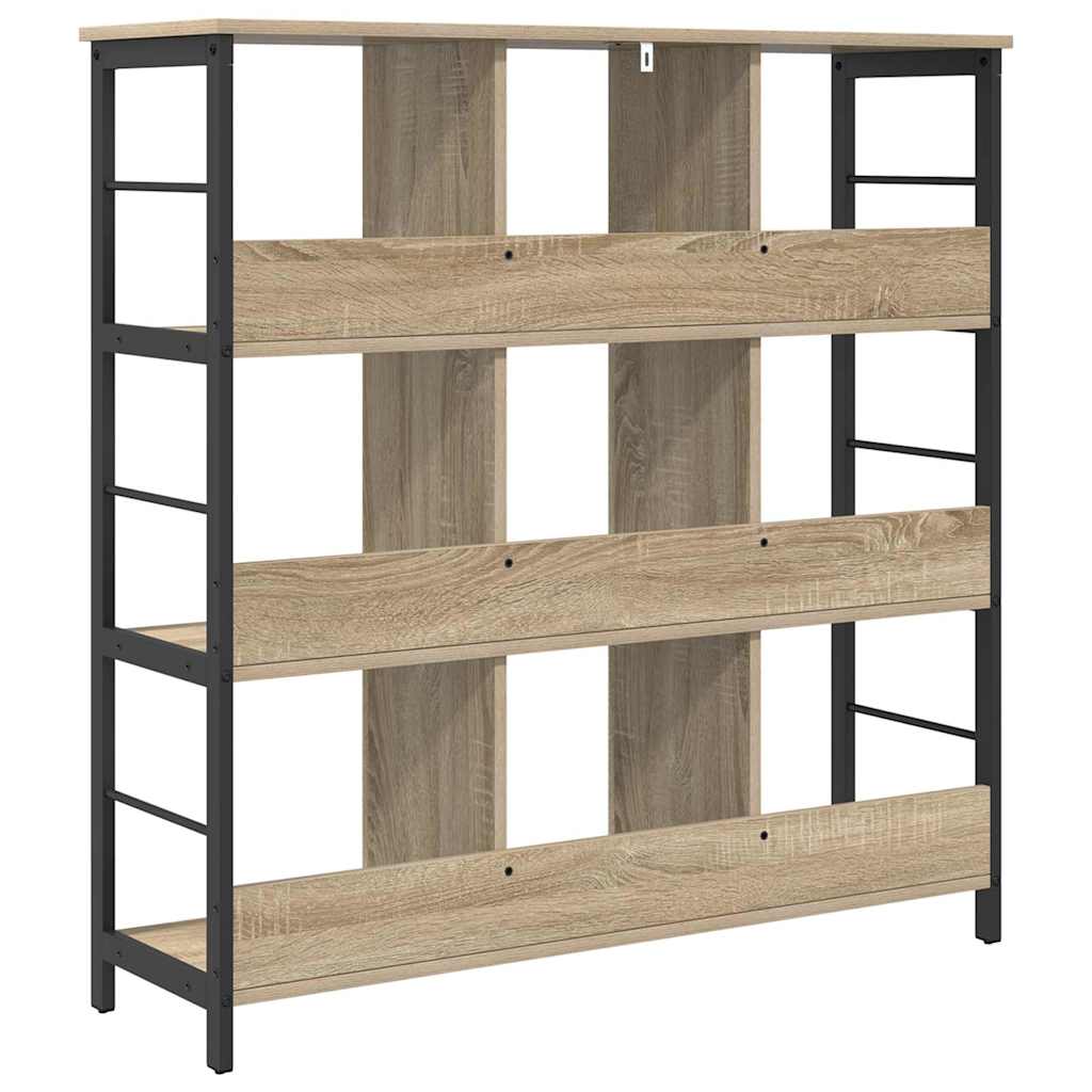 Bogreol 9 niveauer 102 x 32 x 104,5 cm Konstrueret træ