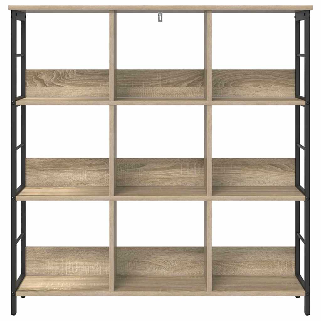 Bogreol 9 niveauer 102 x 32 x 104,5 cm Konstrueret træ