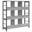 Bogreol 9 niveauer 102 x 32 x 104,5 cm Konstrueret træ
