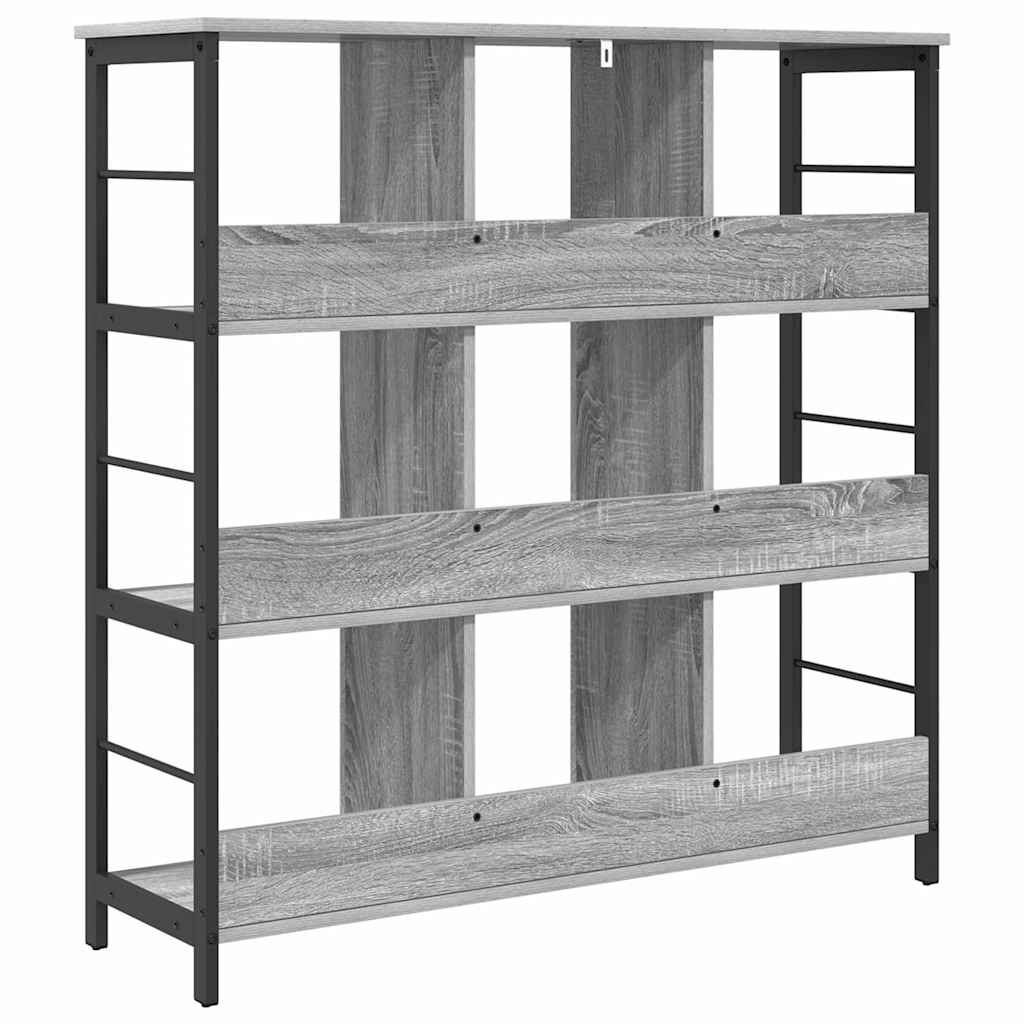 Bogreol 9 niveauer 102 x 32 x 104,5 cm Konstrueret træ