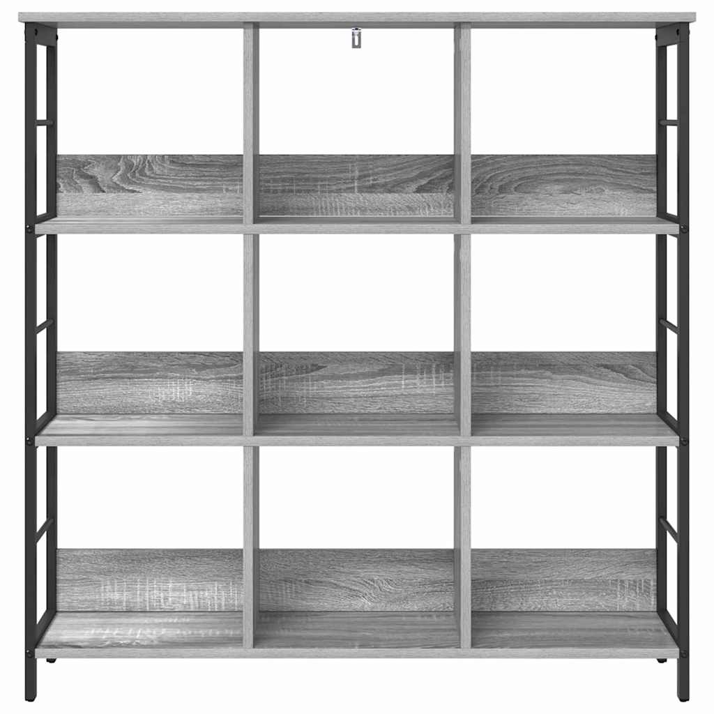 Bogreol 9 niveauer 102 x 32 x 104,5 cm Konstrueret træ