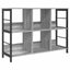 Bogreol 6 niveauer 102 x 32 x 72,5 cm Konstrueret træ