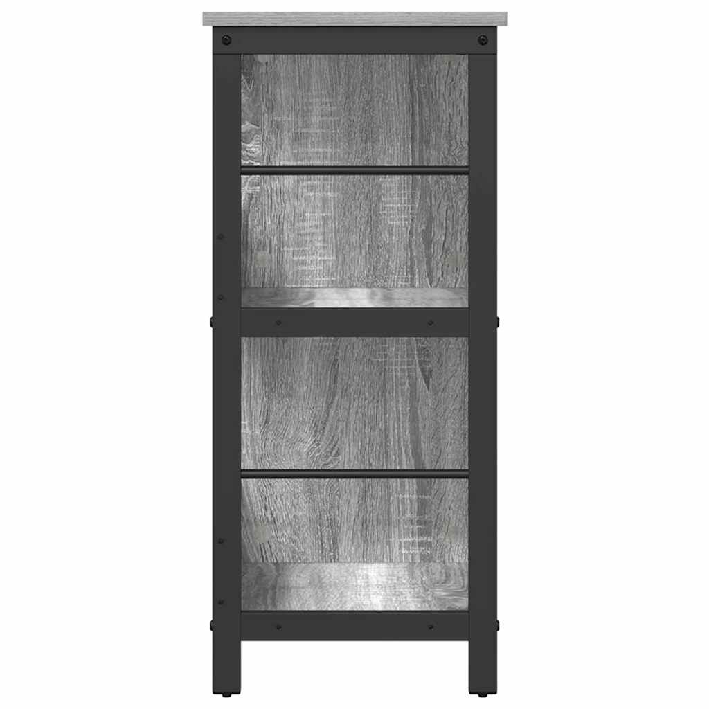 Bogreol 6 niveauer 102 x 32 x 72,5 cm Konstrueret træ
