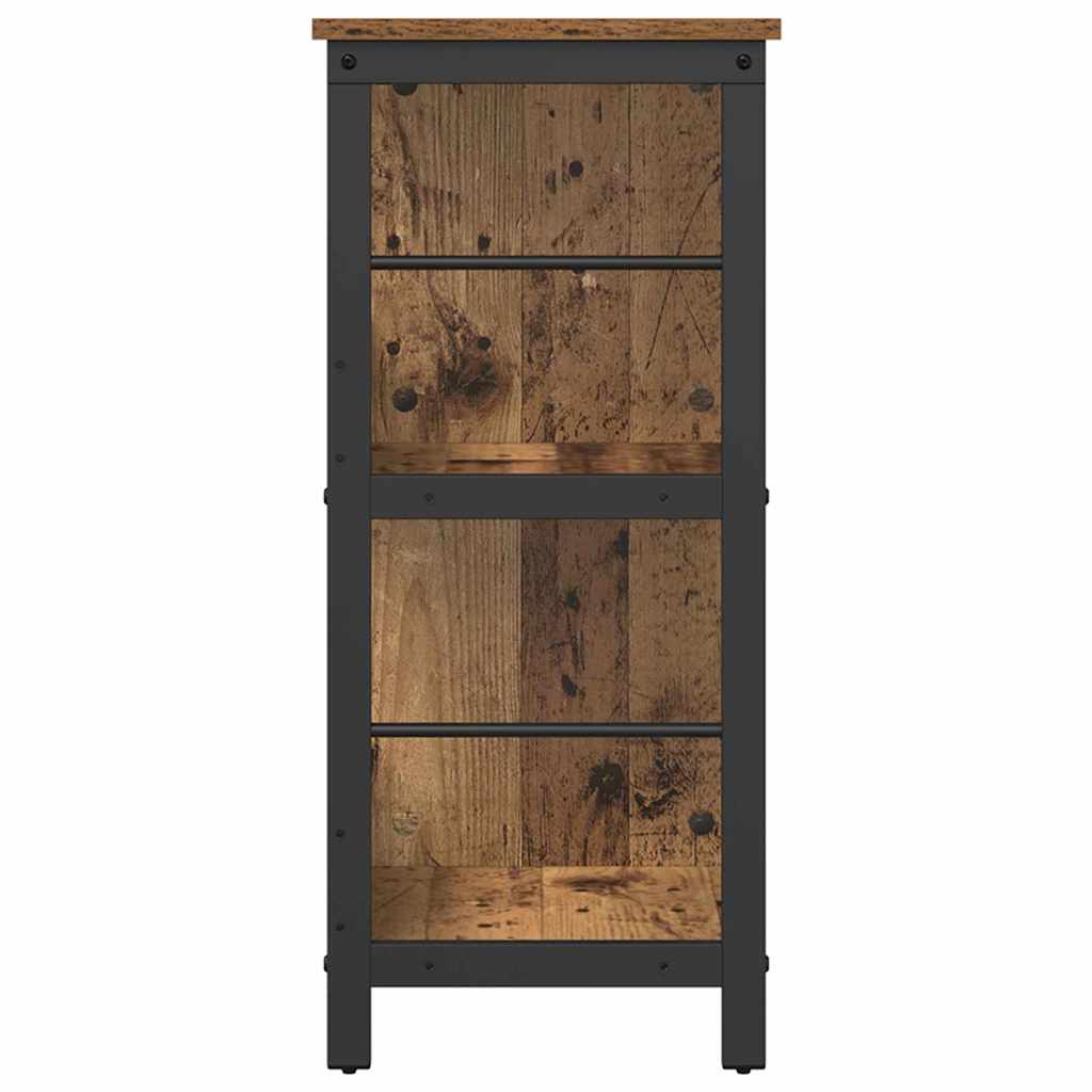 Bogreol 6 niveauer 102 x 32 x 72,5 cm Konstrueret træ