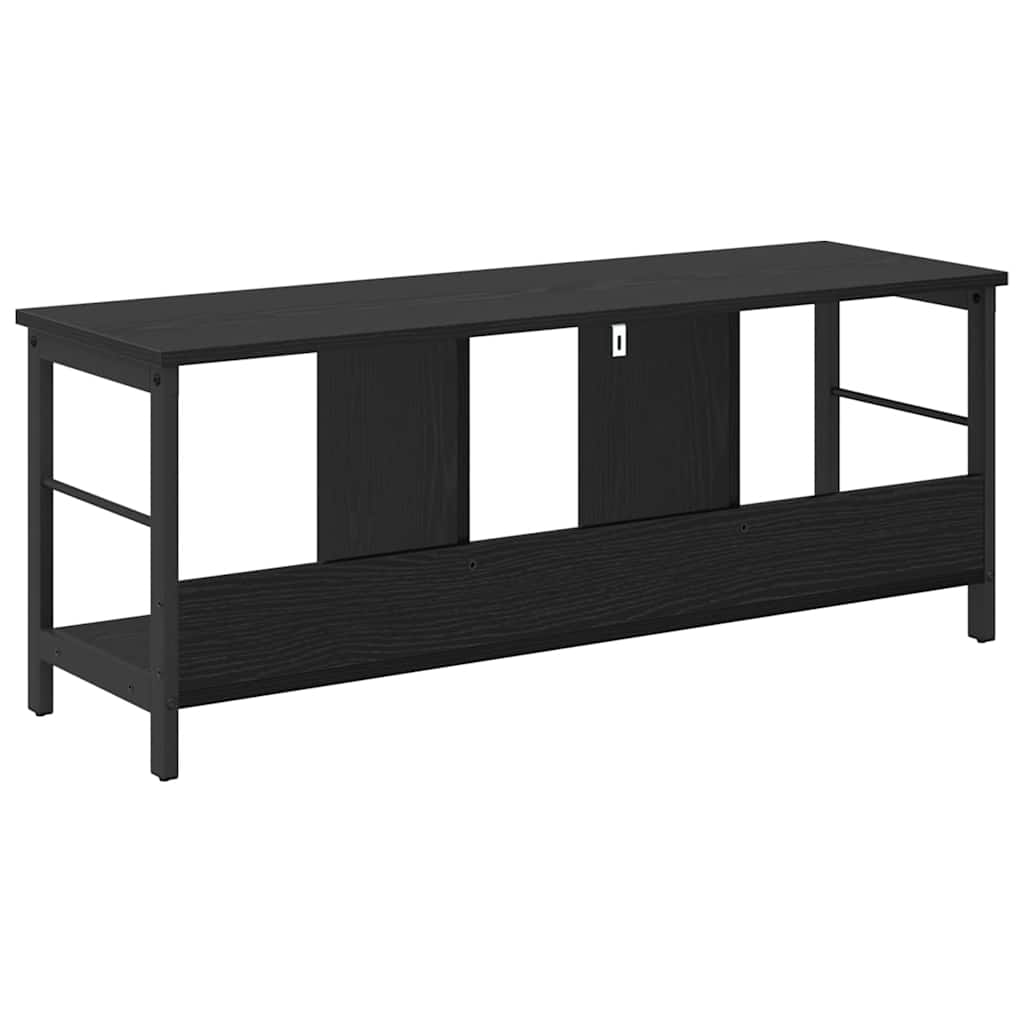 Bogreol 3 niveauer 102 x 32 x 40,5 cm Konstrueret træ Sort eg