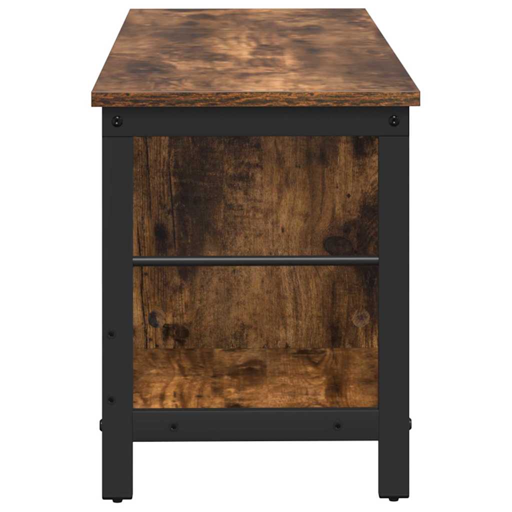 Bogreol 3 niveauer 102 x 32 x 40,5 cm Konstrueret træ Røget eg