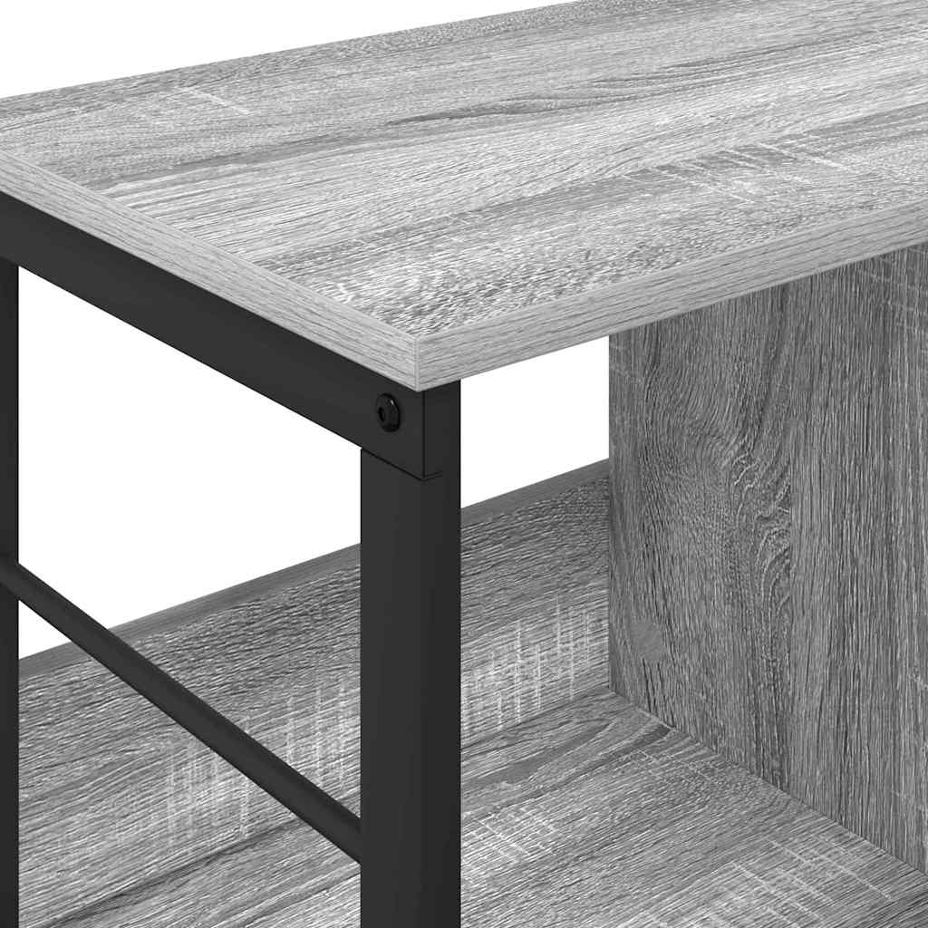 Bogreol 3 niveauer 102 x 32 x 40,5 cm Konstrueret træ