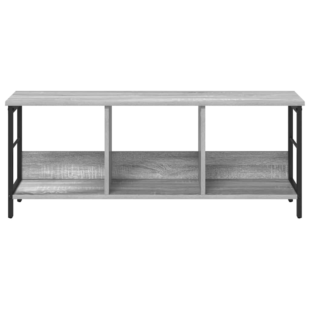 Bogreol 3 niveauer 102 x 32 x 40,5 cm Konstrueret træ