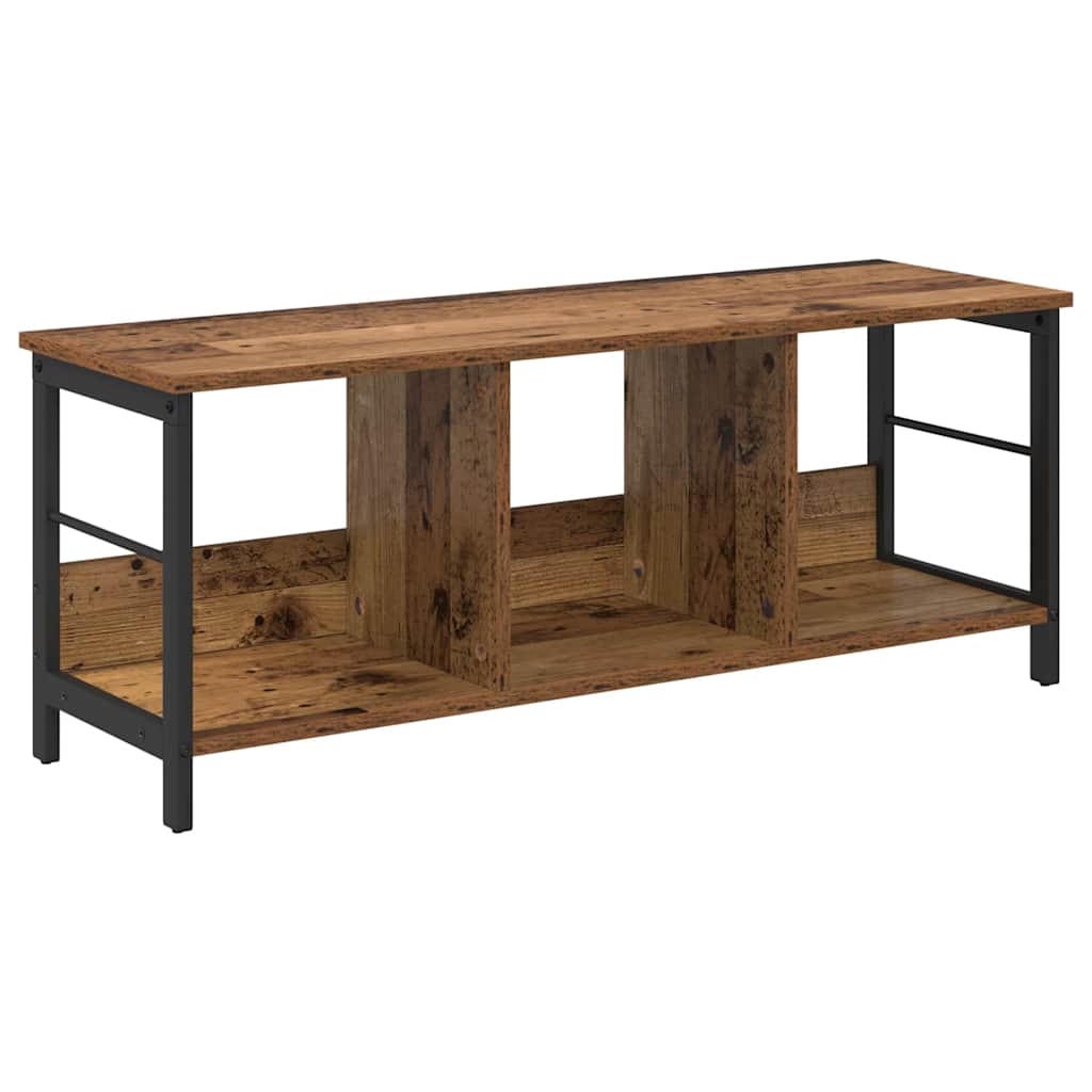 Bogreol 3 niveauer 102 x 32 x 40,5 cm Konstrueret træ