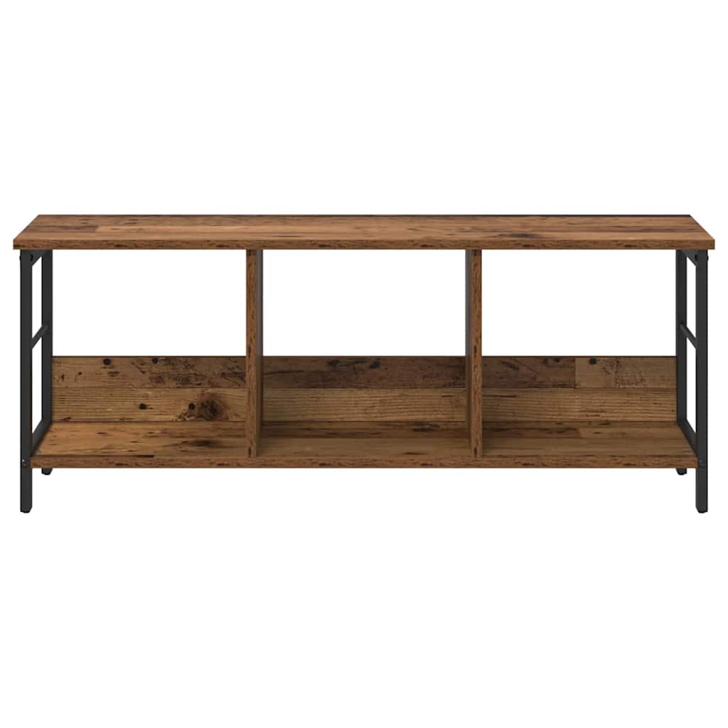 Bogreol 3 niveauer 102 x 32 x 40,5 cm Konstrueret træ