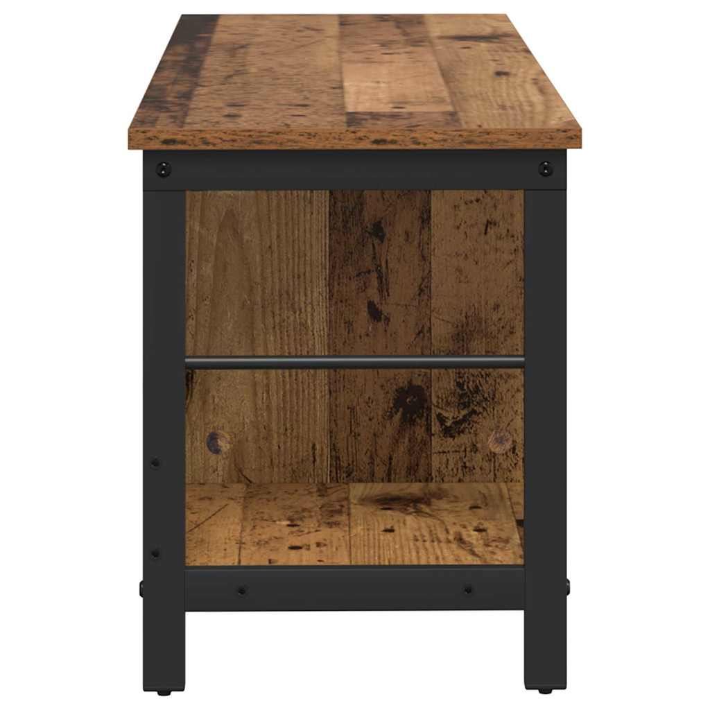 Bogreol 3 niveauer 102 x 32 x 40,5 cm Konstrueret træ