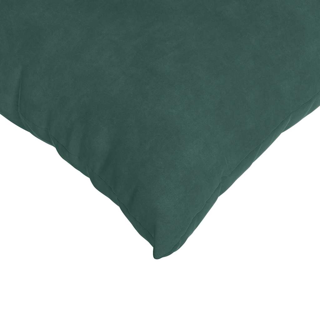 Sofapuder 2 pcs Mørkegrøn 50 x 30 cm Velourstof
