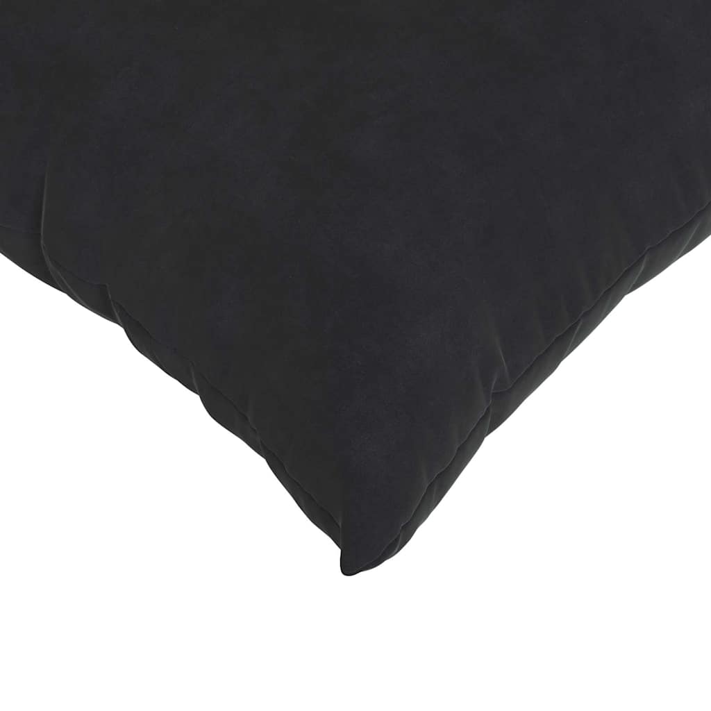 Sofapuder 2 pcs Sort 50 x 30 cm Velourstof