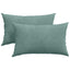 Sofapuder 2 pcs Havgrøn 50 x 30 cm Velourstof