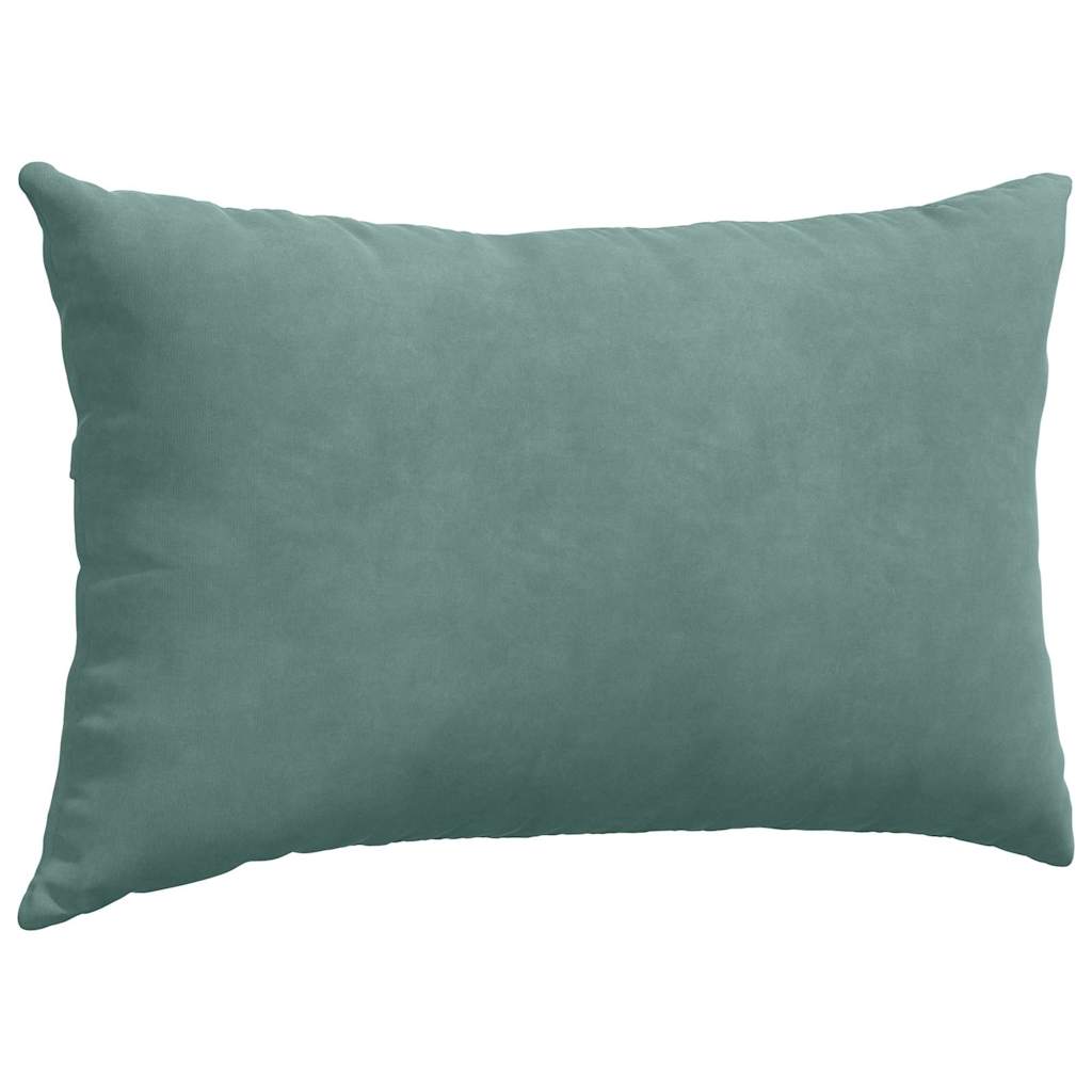 Sofapuder 2 pcs Havgrøn 50 x 30 cm Velourstof