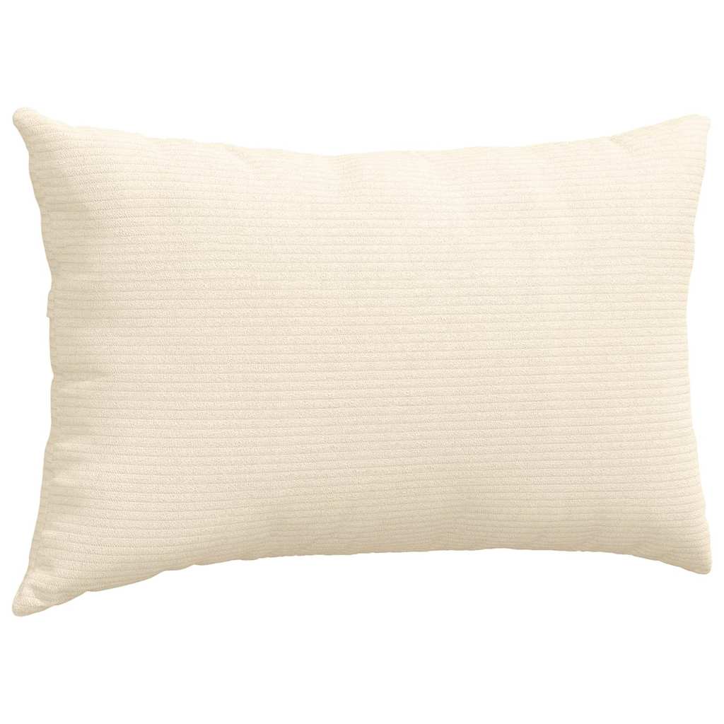 Sofapuder 2 pcs Creme 50 x 30 cm Velourstof