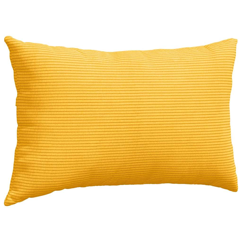 Sofapuder 2 pcs Lys Gul 50 x 30 cm Velourstof