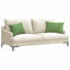 Sofapuder 2 pcs Lysegrøn 60 x 40 cm Velourstof