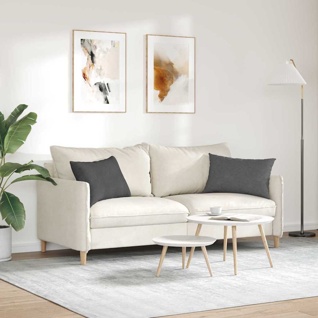 Sofapuder 2 pcs Mørkegrå 60 x 40 cm Velourstof
