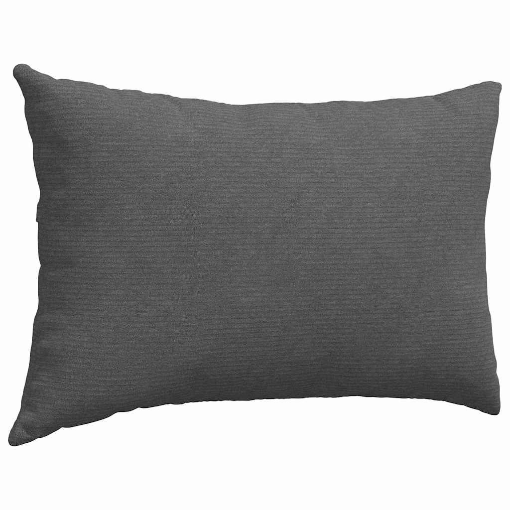 Sofapuder 2 pcs Mørkegrå 60 x 40 cm Velourstof