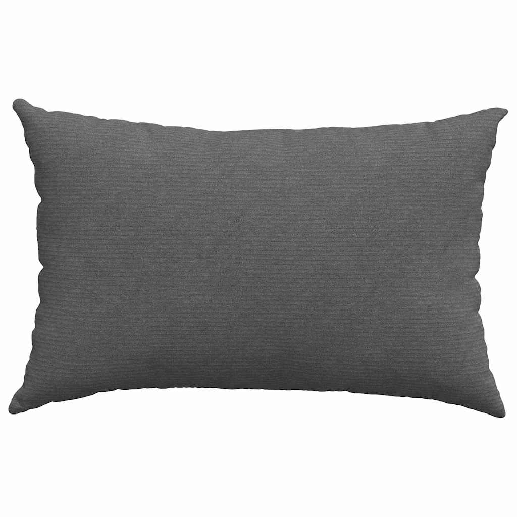 Sofapuder 2 pcs Mørkegrå 60 x 40 cm Velourstof