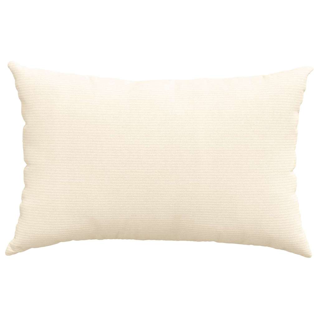 Sofapuder 2 pcs Creme 60 x 40 cm Velourstof