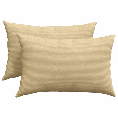 Sofapuder 2 pcs Grågrøn 60 x 40 cm Velourstof