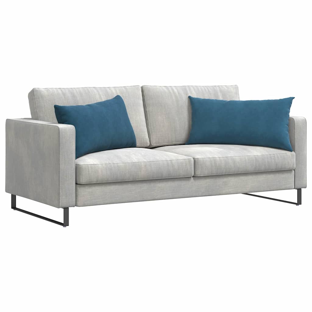 Sofapuder 2 pcs Blå 80 x 40 cm Velourstof