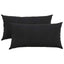 Sofapuder 2 pcs Sort 80 x 40 cm Velourstof