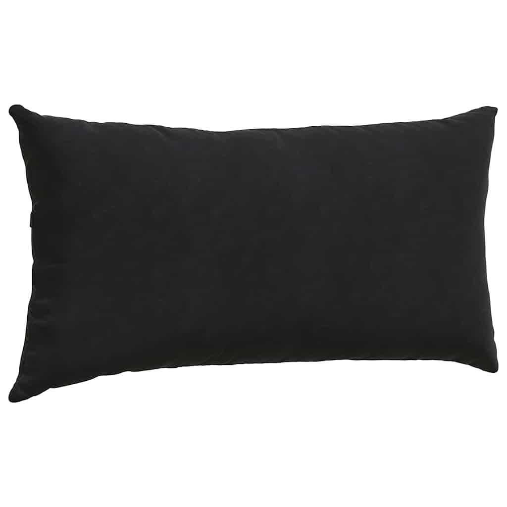Sofapuder 2 pcs Sort 80 x 40 cm Velourstof
