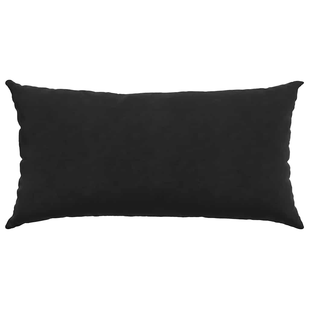 Sofapuder 2 pcs Sort 80 x 40 cm Velourstof